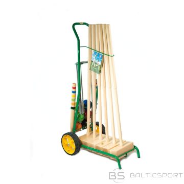 Londero Croquet Set Semi Pro 6 kroketa komplekts ar metāla ratiņiem (10206)