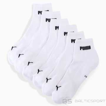 Puma Cushioned Quarter Socks 3 pack 938393-01 / white / 39-42
