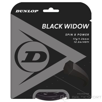 Polyester strings DUNLOP D TAC BLACK WIDOW 12m/1.26mm