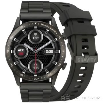 BS Viedpulkstenis Gravity melna aproce un siksniņa GT10-1 (nav pieejams)