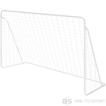 ENERO Futbola vārti ar tīklu 240x150x90 cm, FI 25 un 22 mm