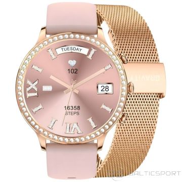 BS Viedpulkstenis Gravity GT5-5, rožzelta krāsas siksniņa un aproce (nav pieejams)