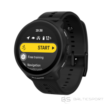 SUUNTO RUN ALL BLACK W/ SILICONE STRAP