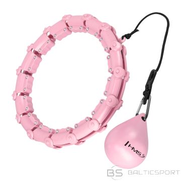 HHW11 Hula Hoop Plus Size gaiši rozā ar svaru HMS