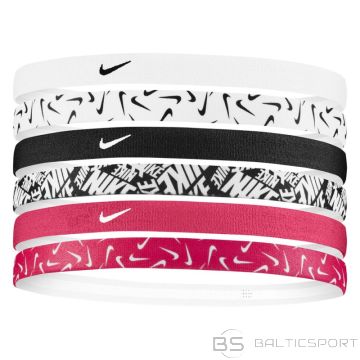 Nike Apdrukātas galvas lentes, 6 gab. iepakojumā 92800618620 (UNISEX)