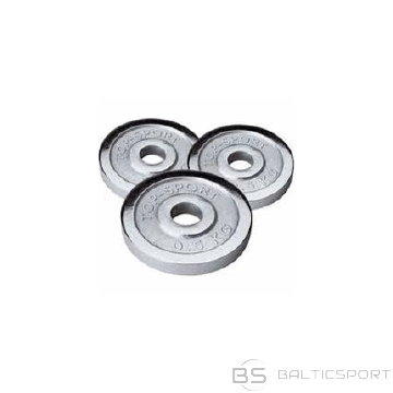 CHRISTOPEIT SPORT hromētie diski 2gb x 0,5 kg