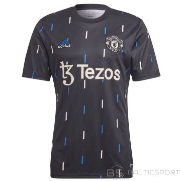 Adidas Manchester United pirmsspēles krekls JSY HT4307 / Melns / XXL