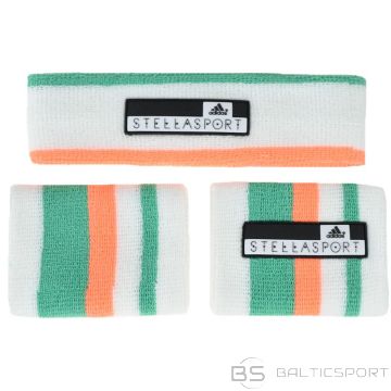 Adidas Sieviešu Stellasport galvas saišu aproču komplekts białe Viens izmērs (Viens izmērs)