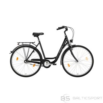 Sieviešu velosipēds EXCELSIOR Road Cruiser Alu, 28'', 7k, melns (S)
