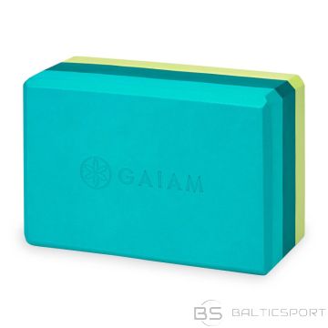 Bloks Jogai /Gaiam Teal Tonal Tri 62207 Yoga Cube (N/A)
