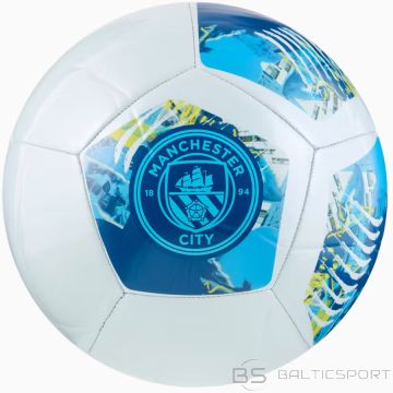 Piłka Puma Manchester City 084546-75 / niebieski / 5