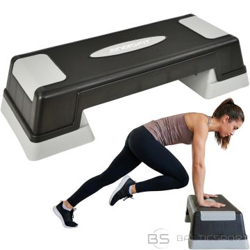 Aerobikas solis ENERO FIT 70x28 cm ar 3 līmeņu regulēšanu