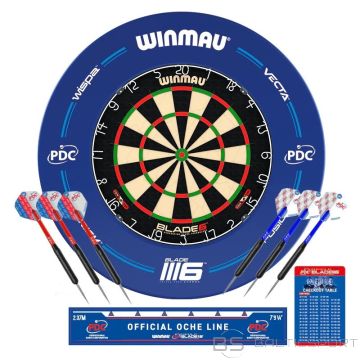 Šautriņu komplekts ar dēli Winmau PDC Blade 6