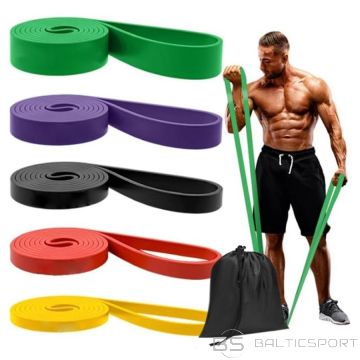 5 pretestību gumijas komplekts - 10kg, 15kg, 20kg, 30kg, 40kg BS