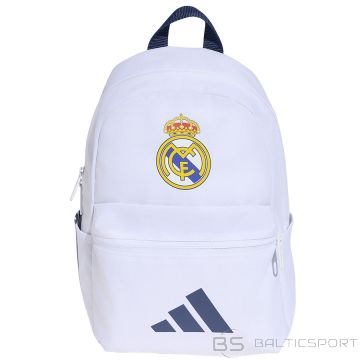 Adidas Real Madrid 2026/27 junioru mugursoma KR7557 / Balta
