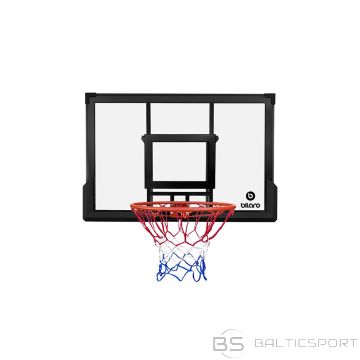 Basketbola vairogs Bilaro Dakota 120 x 80 cm (polikarbonāts), ar grozu un tīklu