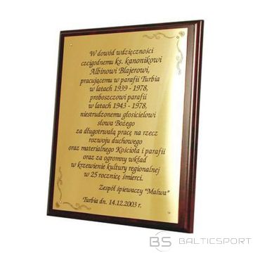 Tryumf koka pamatne (35x23 cm)