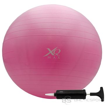 Xqmax ГИМНАСТИЧЕСКИЙ МЯЧ ДЛЯ ФИТНЕСА С НАСОСОМ 55СМ, РОЗОВЫЙ
