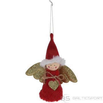 Christmas Decoration DECORATIVE ANGEL BALL PENDANT 14CM RED
