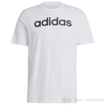 adidas Essentials Single Jersey Linear Embroidered Logo Tee M IC9276 (M)