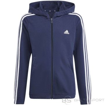 adidas Essentials 3-Stripes Full-Zip Hoodie Jr IB1667 (140cm)