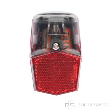 Aizmugurējais lukturis AXA RUN COMPACT BATT/ON-OFF/SMOKED/CARD