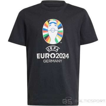 Adidas Euro24 Jr IT9307 T-krekls (128cm)