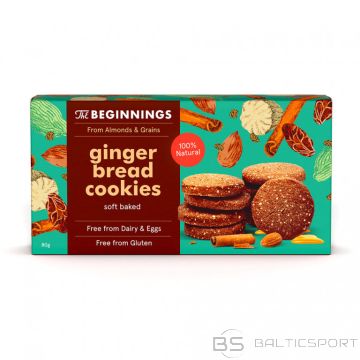Piparkūku cepumi The Beginnings Gingerbread Cookies BEZ GLUTĒNA, BEZ OLĀM, VEGĀNS, BEZ PIENA