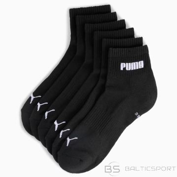 Puma Cushioned Quarter Socks 3 pack 938393-02 / black / 35-38
