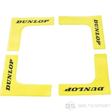 Corners for tennis court DUNLOP 8pcs yellow