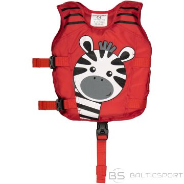 Swimming vest for children WAIMEA 52ZB ROO 3-6 years 18-30 kg Red/Black/White/Grey