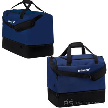 Erima TEAM SPORTS BAG 7232110 WITH LOWER COMPARTMENT, NAVY BLUE RS
