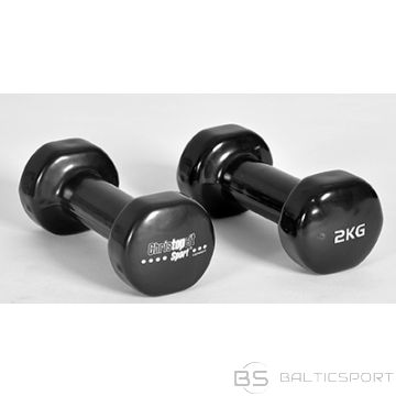 CHRISTOPEIT SPORT vinila hanteles – Beauty Bells 2x1kg (pāris)
