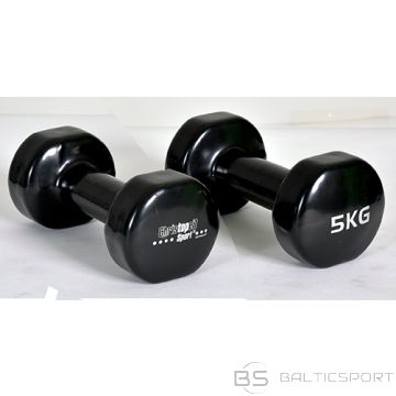 CHRISTOPEIT SPORT vinila hanteles – Beauty Bells 2x5kg (pāris)
