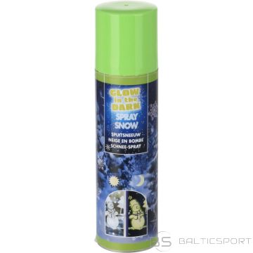 Christmas Decoration MĀKSLĪGĀ SNIEDGA DEKORATĪVS LĪDZEKLIS ZIEMASSVĒTKU EGLĪTES LOGAM, KOKS, 150 ML, STAROJOŠS NAKTS GAISMĀ