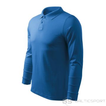 Malfini Single J polo shirt. LS M MLI-21114 azure (XL)