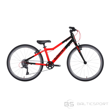 Ultraviegls bērnu velosipēds TABOU Superlite 24, sarkanmelns