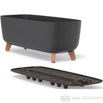 BS GRACIA CASE puķupods 39x19.5cm antracīta krāsā (nav pieejams)