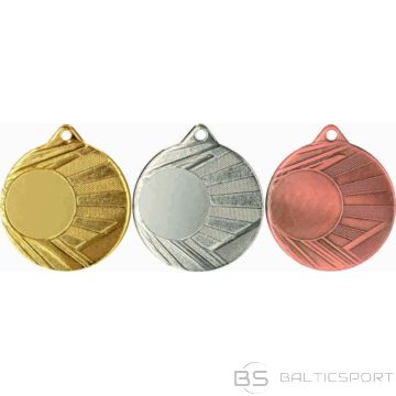 BS MEDAĻA AR VIETU UZLĪMEI, BRONZA, DIAMETRS 50 mm (N/A)