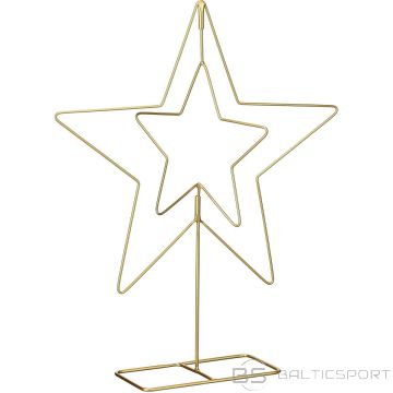 Mica Dekoratīvā zvaigzne 50cm zelta krāsā