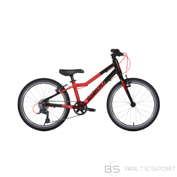 Ultraviegls bērnu velosipēds TABOU Superlite 20, sarkanmelns