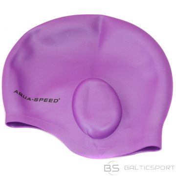 Aqua-speed Aquaspeed silikona ausu uzgalis / senioriem / violets