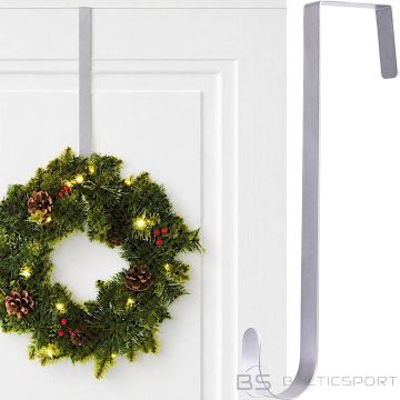 Christmas Decoration HANGER FOR RINGS 30CM MATT SILVER