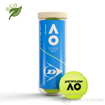 Tennis balls DUNLOP AUSTRALIAN OPEN OPEN 3PET ITF