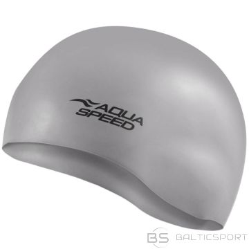 Aqua-speed Mono / senior / silver silicone cap