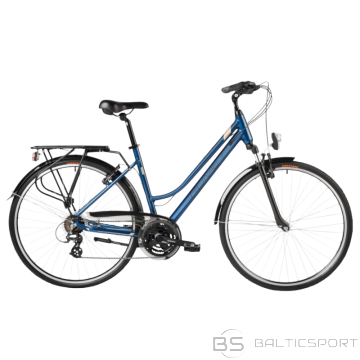 Sieviešu hibrīdvelosipēds ROMET Gazela 0, tirkīza-zelts (L)