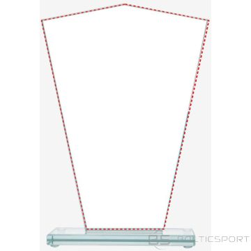 BS Stikla trofeja ar salauztu pamatni (nav pieejama)