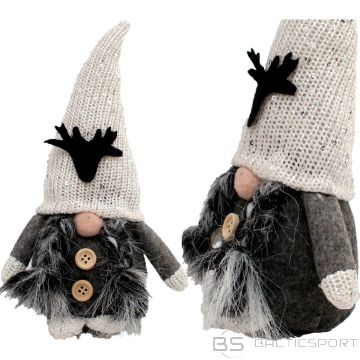 Saska Garden DECORATIVE gnome gnome 25 cm with sequins GRAY GIRL