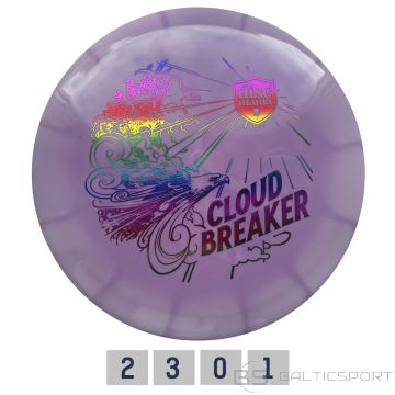 Discgolf DISCMANIA Putter LUX VAPOR Cloud Breaker April Jewels Blue/White 2/3/0/1