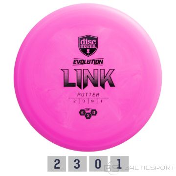 Диск для гольфа DISCMANIA Putter SOFT EXO LINK 2/3/0/1 Розовый